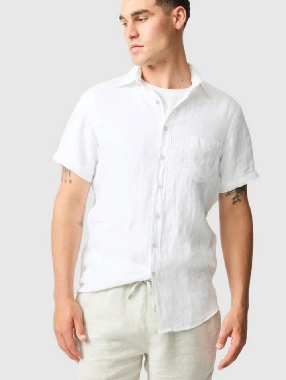 Rodd & Gunn Palm Beach Linen Short Sleeve Slim Fit Shirt